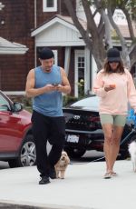KELLY DODD and Rick Leventhal Out with Their Dogs in Newport Beach 06/18/2021