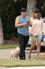 KELLY DODD and Rick Leventhal Out with Their Dogs in Newport Beach 06/18/2021