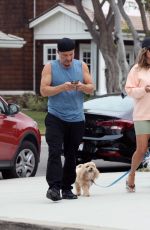 KELLY DODD and Rick Leventhal Out with Their Dogs in Newport Beach 06/18/2021
