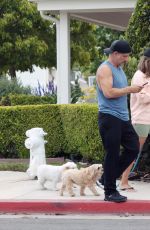KELLY DODD and Rick Leventhal Out with Their Dogs in Newport Beach 06/18/2021