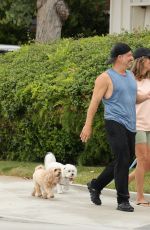 KELLY DODD and Rick Leventhal Out with Their Dogs in Newport Beach 06/18/2021