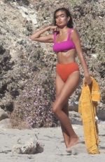 KELLY GALE in Bikini at a Photoshoot on the Beach in Malibu 06/12/2021