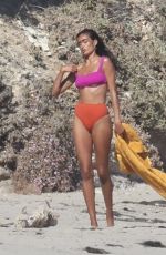 KELLY GALE in Bikini at a Photoshoot on the Beach in Malibu 06/12/2021