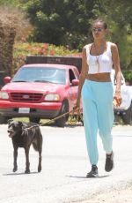 KELLY GALE Out with Her Dog in Malibu 06/16/2021