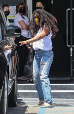 KELLY ROWLAND Out Shopping in Beverly Hills 06/05/2021