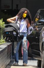 KELLY ROWLAND Out Shopping in Beverly Hills 06/05/2021