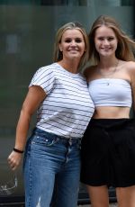 KERRY KATONA with Her Daughter Lilly at Stephs Packe Lunch TV Show in Leeds 06/11/2021