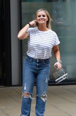 KERRY KATONA with Her Daughter Lilly at Stephs Packe Lunch TV Show in Leeds 06/11/2021
