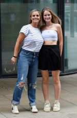 KERRY KATONA with Her Daughter Lilly at Stephs Packe Lunch TV Show in Leeds 06/11/2021