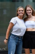 KERRY KATONA with Her Daughter Lilly at Stephs Packe Lunch TV Show in Leeds 06/11/2021