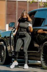 KHLOE KARDASHIAN Out in Calabasas 06/21/2021