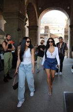 KIM KARDASHIAN Visits Colosseum in Rome 06/27/2021
