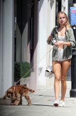 KIMBERLEY GARNER Out with Her Dog in London 06/02/2021