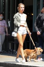 KIMBERLEY GARNER Out with Her Dog in London 06/02/2021