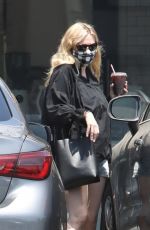 KIRSTEN DUNST in Daisy Dukes Out for Coffee in Los Angeles 06/02/2021
