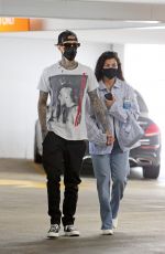 KOURTNEY KARDASHIAN and Travis Barker at Cedars-Sinai Hospital in Beverly Hills 06/02/2021