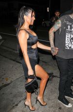 KOURTNEY KARDASHIAN and Travis Barker at Craig