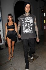 KOURTNEY KARDASHIAN and Travis Barker at Craig
