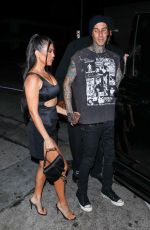 KOURTNEY KARDASHIAN and Travis Barker at Craig
