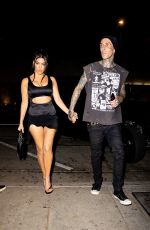 KOURTNEY KARDASHIAN and Travis Barker at Craig