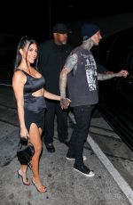 KOURTNEY KARDASHIAN and Travis Barker at Craig