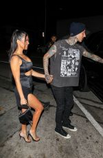 KOURTNEY KARDASHIAN and Travis Barker at Craig