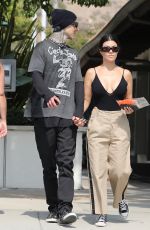 KOURTNEY KARDASHIAN and Travis Barker at Malibu Country Mart 066/16/2021