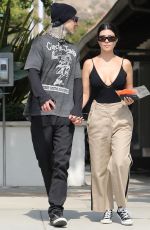 KOURTNEY KARDASHIAN and Travis Barker at Malibu Country Mart 066/16/2021
