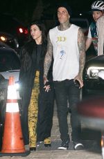 KOURTNEY KARDASHIAN and Travis Barker at Nobu in Malibu 06/23/2021