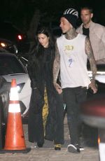 KOURTNEY KARDASHIAN and Travis Barker at Nobu in Malibu 06/23/2021