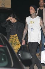 KOURTNEY KARDASHIAN and Travis Barker at Nobu in Malibu 06/23/2021