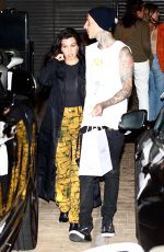 KOURTNEY KARDASHIAN and Travis Barker at Nobu in Malibu 06/23/2021
