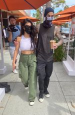 KOURTNEY KARDASHIAN and Travis Barker Out in Los Angeles 06/15/2021