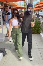 KOURTNEY KARDASHIAN and Travis Barker Out in Los Angeles 06/15/2021