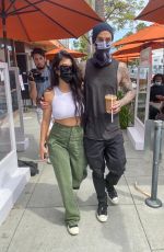 KOURTNEY KARDASHIAN and Travis Barker Out in Los Angeles 06/15/2021