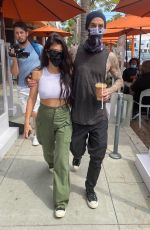 KOURTNEY KARDASHIAN and Travis Barker Out in Los Angeles 06/15/2021