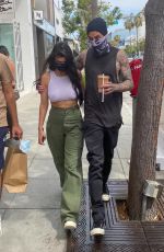 KOURTNEY KARDASHIAN and Travis Barker Out in Los Angeles 06/15/2021
