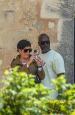 KRIS JENNER and Corey Gamble on a Tour of a Vineyards in Bordeaux Region 06/20/2021