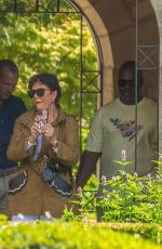 KRIS JENNER and Corey Gamble on a Tour of a Vineyards in Bordeaux Region 06/20/2021