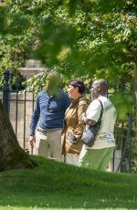 KRIS JENNER and Corey Gamble on a Tour of a Vineyards in Bordeaux Region 06/20/2021