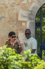 KRIS JENNER and Corey Gamble on a Tour of a Vineyards in Bordeaux Region 06/20/2021