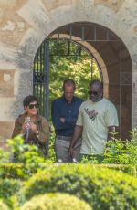 KRIS JENNER and Corey Gamble on a Tour of a Vineyards in Bordeaux Region 06/20/2021