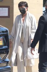 KRIS JENNER Leaves Nobu in Malibu 06/14/2021