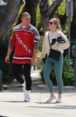 KRISTEN BELL and Benjamin Levy Aguilar Arrives ata  Gym in Los Feliz 06/07/2021