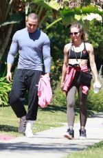 KRISTEN BELL and Benjamin Levy Aguilar Heading to a Gym in Los Feliz 06/09/2021