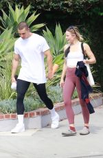 KRISTEN BELL and Benjamin Levy Aguilar Heading to a Gym in Los Feliz 06/15/2021
