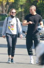 KRISTEN BELL and Benjamin Levy Aguilar Out in Los Angeles 06/01/2021