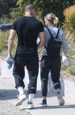 KRISTEN BELL and Benjamin Levy Aguilar Out in Los Angeles 06/01/2021