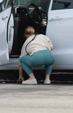 KRISTEN BELL at a Gym in Los Feliz 06/07/2021