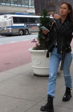 KSENIA MALYUKOVA Out at Herald Square in New York 06/03/2021